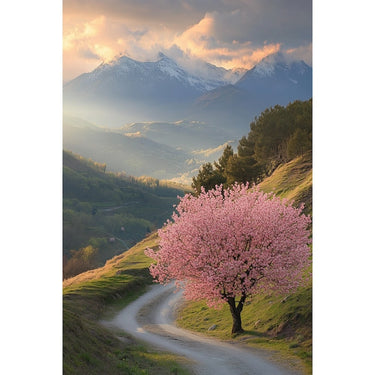 Spring in the Alps canvas